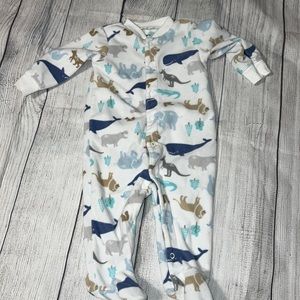Carter’s animal-themed fleece sleeper 6 months